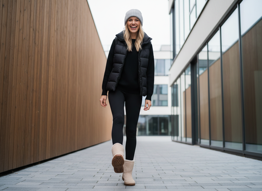 Classic Sand Beige Down Boot